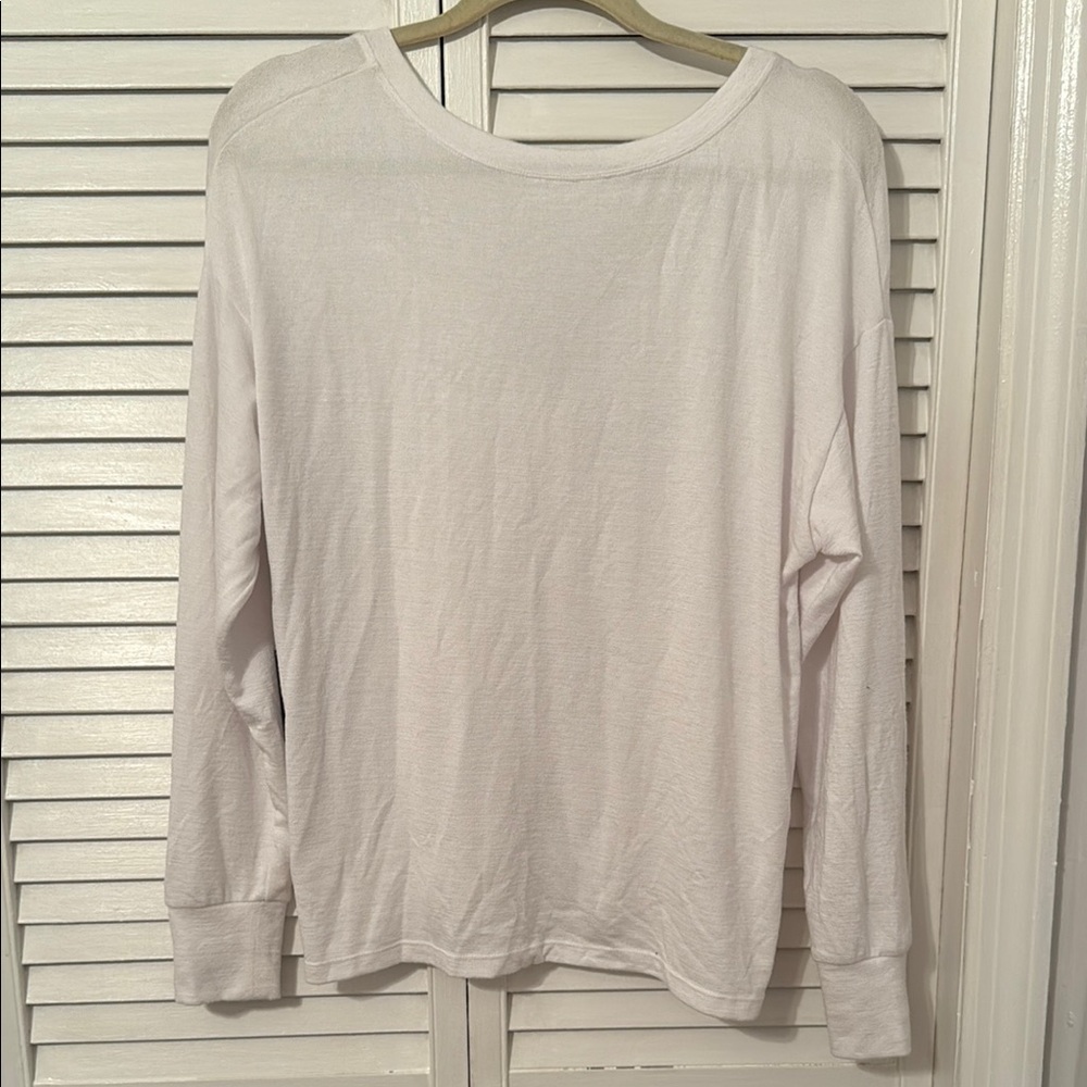 Wilfred White Relaxed Long Sleeve Hoodie